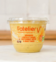 L'Atelier V* - Houmous de Lentille jaune, butternut rôtie et poivre de timut 150g