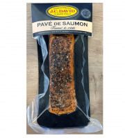 Etablissements JC David - Pavé de saumon fumé au poivre - 120g