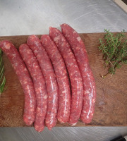 La Borda Aurosa - [Précommande] 6 Saucisses 100% Veau Race Gasconne - 500g