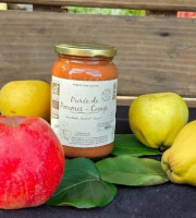 Le verger bio de Quinsac - Purée de pomme/coing 370gr BIO et DEMETER