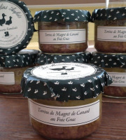 Les Moulins Aufiés - Terrine de magret de canard  au Foie gras 180g