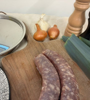 L’Echo Paysan - Saucisse fraîche du Cantal x2