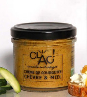 CLAC Conserverie - Crème de courgette chèvre & miel 100g