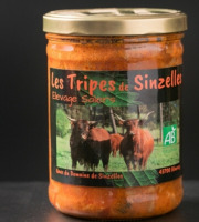 Domaine de Sinzelles - Tripes Cuisinées de Bœuf Race Salers BIO - Bocal de 700 g