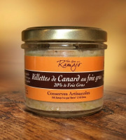 Maison Ramajo - Rillettes de canard au foie gras 100g