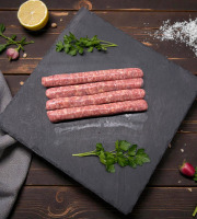 Ferme des Gravelines - Saucisse de poulet fermier BIO nature – x4