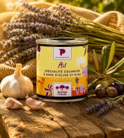 Moulin à huile Bastide du Laval - Huile d'olive à l'ail bidon 10cl - Bastide du Laval x marque Provence
