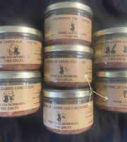 Ferme les Avoineries - Assortiment de 3 terrines de chevreau "Condiments"