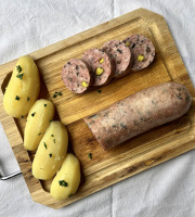 Venandi Sauvage par Nature - Saucisson à cuire de sanglier aux morilles et pistaches- 500g