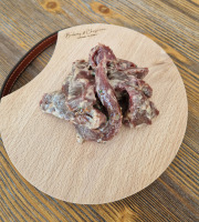 L'Atelier du Loup - Emincés de Cerf/Biche Marinés Crème et Girolles x 500 gr