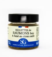 Les Huîtres du Père Gus - Rillettes de saumon frais et fumé au citron confit