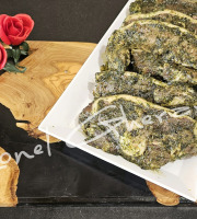 Boucherie Charcuterie Traiteur Lionel Ghérardi - Tranche de Gigot d'Agneau marinée ail des ours x 2