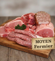 Ferme de la Paumerais - COLIS DE PORC "MOYEN FERMIER" - 13Kg