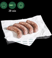 Nemrod - Saucisses de Sanglier nature (Par 4) (130g/pièce - 520g/colis)