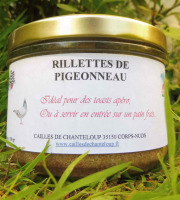 Cailles de Chanteloup - Rillettes De Pigeon 190gr