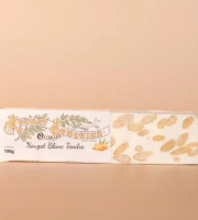Maison Jonquier - Nougat blanc tendre - 100g - 40% d'amandes - Artisanal