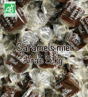 La Ferme des Cara-Meuh - Caramels au miel BIO - Vrac 5kg