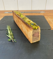 Elevage Les Blancs de l'Ouest - Mini pâté en croûte - Canard pistaches - 20 tranches
