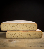 Fromagerie Bouchet - Raclette Moutarde lait cru Haute Savoie France - meule entière -environs 6,5kg