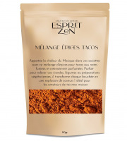 Esprit Zen - Épices Tacos - Sachet 50g  avec zip de fermeture
