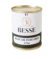 Foie Gras BESSE - Bloc de foie gras d'oie 130g