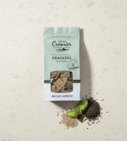 Bière L’Eurélienne – Brasserie de Chandres - CRACKERS THYM aux drêches de bière - Atelier Crosnier