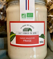 La Ferme des Délices - Yaourt brassé BIO - Fraise 550g