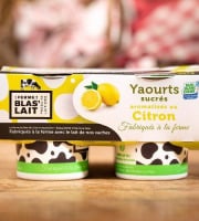 La Ferme de Blas'Lait - Yaourts Sucrés aromatisés au Citron x4