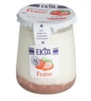 Bastidarra - Ekia - Yaourts bi couche Fraise - 4 Pots