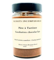 Secrets Incomparables - Pâte à Tartiner Cacahuètes Chocolat Lait 200g