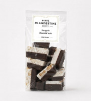Barre Clandestine - Nougats chocolat noir