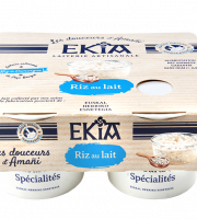 Bastidarra - Ekia - Riz au lait nature  4*100gr