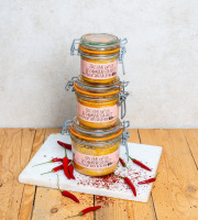 Sillon Conserverie - Foie Gras IGP, Piment doux du Bearn 100g