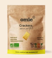 Omie - Crackers à l'emmental bio - ingrédients de Bourgogne-Franche-Comté - 100 g