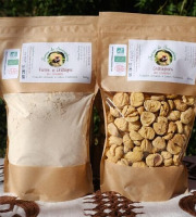 Nogales - Lot "salé" : Farine de châtaigne Bio 500g, Châtaignons Bio 500gr