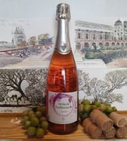 Cave Creuzet - Les Caves aux Caux - Vin pétillant Rosé - Brut - Lot de 6