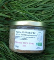 Ferme Ho'Rocher - Rillettes 100% veau 180g