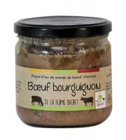 Ferme Bichet - Bœuf bourguignon BIO en pot  x2