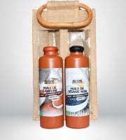 Adal Terra - Coffret cadeau - Coffret Huiles de Cameline et Sésame Noir Bio 2X200ml
