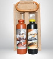 Adal Terra - Coffret cadeau - Coffret  de Cameline Bio et Sésame Biodynamique 2X200ml