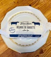 Ferme Sereine en Périgord - Beurre BAECHLER de Baratte – pasteurisé aux cristaux de sel de Noirmoutier à 82% de MG - 250g - Extr