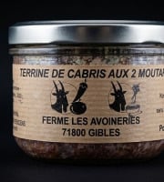 Ferme les Avoineries - Terrine de chevreau 2 moutardes 180g