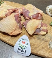 Charcuterie Commenges - [Précommande] 4 Hauts de Cuisses de Poulet Fermier BIO - 650gr