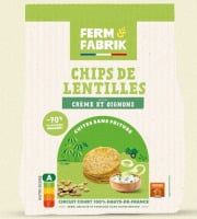 Ferme Joos - Chips de lentilles crème et oignons