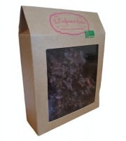 La confiserie d’antan 100% bio - Boite kraft crunch chocolat assortiments - 170 gr