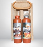 Adal Terra - Coffret cadeau - Coffret Huiles de Cameline et Tournesol Bio 2X200ml