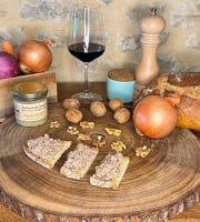 Domaine de Favard - Lot de 3 - Tartinade de Canard Noix du périgord et oignons confits 100g spéciale apéritifs
