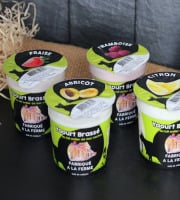Ferme du Sire de Créquy - Yaourt Brassé Fruit - Lot de 4   sans sucre ajouté