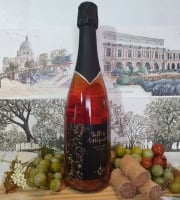 Cave Creuzet - Les Caves aux Caux - Vin pétillant rosé "Bulles Antiques" - Sans additif - Sans sulfites ajoutés