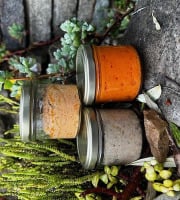L'OLIVERAIE DU COUDON - DELICE D'AUBERGINES AUX TOMATES SECHEES 90GR